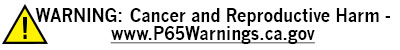 California Residents P65 Information