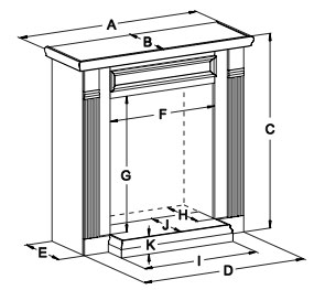 EMBF1 Standard Mantle Dimensions